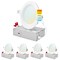 Luxrite 4 Inch Ultra Thin LED Recessed Downlights 5 CCT Selectable 2700K-5000K 10.5W 750LM Dimmable 4-Pack LR23731-4PK - alternate 1